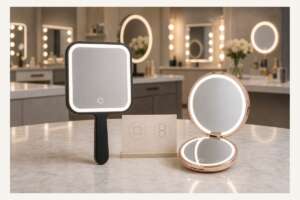 Single-Sided vs Double-Sided LED Handheld Mirrors: Buyer Comparison complete LED mirror product blog cover image