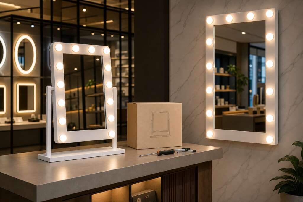 8391 Tabletop Vs Wall Mounted Hollywood Mirrors