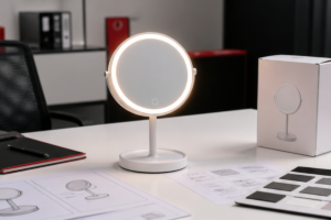 LED tabletop makeup mirror first bulk order sample review desk